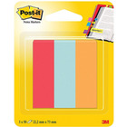 Zakadki indeksujce POST-IT® (671-PBO), papier, 22, 2x73mm, 3x50 kart., mix kolorów