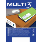 Etykiety uniwersalne MULTI 3, 210x148mm, prostoktne, biae 100 ark