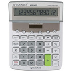 Kalkulator biurkowy Q-CONNECT Premium 12-cyfrowy, 154x205mm, szary