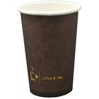 Kubek papierowy z nadr. COFFEE 4 YOU, op.100szt., 250 ml