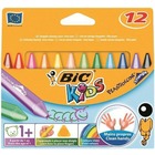 Kredki wiecowe BIC Plastidecor, Triangle, Pudeko 12
