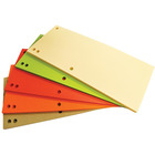 Przekadki OFFICE PRODUCTS, karton, 1/3 A4, 235x105mm, 100szt., mix kolorów