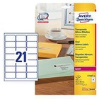 Etykiety adresowe Avery Zweckform przezroczyste, A4, 25 ark., 63 / 5 x 38 / 1 mm