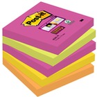 Bloczek samoprzylepny Postit Super Sticky CAPE TOWN, 5 szt. po 90 kartek / 76x76 mm