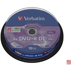 Pyta VERBATIM DVD+R DL cake box 10 8.5GB 8x Matt Silver