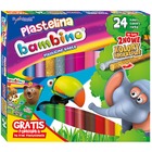 Plastelina BAMBINO, 24 kolory - podkadka GRATIS