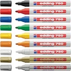 Marker lakierowy Edding 750 z końcówką 2 - 4mm, zielony