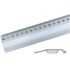 Linijka aluminiowa biurowa Leniar, 50 cm