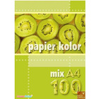 Papier xero A4 mix 100 ark KRESKA