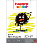 Blok techniczny biay 170g A4 HAPPY COLOR