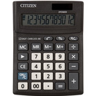 Kalkulator biurowy CITIZEN CMB1201-BK Business Line, 12-cyfrowy, 137x102mm, czarny