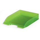 BASIC tacka na dokumenty A4, zielona - przezroczysta