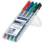 Foliopis F 318 WP4 etui 4szt. LUMOCOLOR STAEDTLER