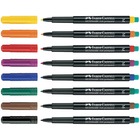 Marker do CD MultiMark z gumk Faber - Castell S - 0, 4 mm, zielony