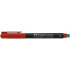 Marker do CD MultiMark z gumk Faber - Castell M - 1, 0 mm, zielony