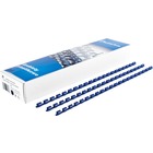 Grzbiety plastikowe 5 mm, 100 szt., niebieski