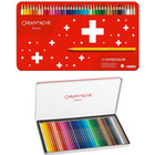 Kredki CARAN D'ACHE Swisscolor Aquarelle, z efektrm akwareli, szecioktne, 40szt., mix kolorów