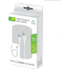 Przewd USB okrgy, 2m GP Batteries, microUSB GPACECB22000