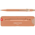 Oówek automatyczny CARAN D'ACHE 844 Brut Rose, w pudeku, róowe zoto