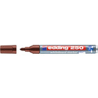 Marker do tablic suchocieralnych e-250 EDDING, 1, 5-3 mm, brzowy