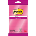 Karteczki samoprzylepne Post-it Super Sticky XXL w lini, 101x152mm, 45 kart., róowe