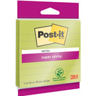 Karteczki samoprzylepne Post-it Super Sticky XL w lini, 101x101mm, 45 kart., zielone