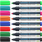 Marker do tablic SCHNEIDER Maxx 290, okrgy, 2-3mm, 8 szt. w etui, mix kolorów