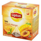 Herbata LIPTON, piramidki, 20 torebek, mango i brzoskwinia