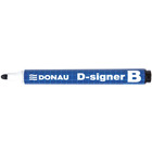 Marker do tablic DONAU D-Signer, okrgy, 2-4mm (linia), zawieszka, czarny