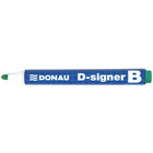 Marker do tablic DONAU D-Signer, okrgy, 2-4mm (linia), zawieszka, zielony