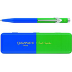 Dugopis CARAN D'ACHE 849 Paul Smith Edycja 4, M, w pudeku, Cobalt/Emerald