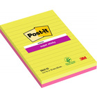 Karteczki samoprzylepne POST-IT® Super Sticky XXXL w lini (5845- SS), 127x203mm, 2x45 kart., paleta marrakesz