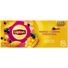 Herbata LIPTON owocowa, mango i czarna porzeczka, 20 torebek