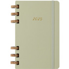 Kalendarz na spirali MOLESKINE 2025, 12M, L, twarda oprawa, 13x21cm, crush kiwi