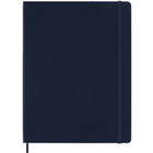 Kalendarz tygodniowy MOLESKINE 2025, 12M, XL, twarda oprawa, 19x25cm, sapphire blue