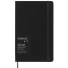 Kalendarz tygodniowy MOLESKINE Smart 2025, L, twarda oprawa, 13x21cm, czarny