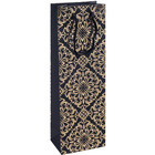 Torebka na alkohol DONAU HOME, laminowana, 12x35, 5x8cm, caoroczna, sznurek, mix wzorów