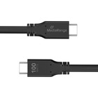 Kabel USB-C MEDIARANGE, adowarka, 100W max, USB 3.2, 3m, czarny
