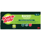 Zmywak kuchenny SCOTCH BRITE Basic, profilowany, 3 szt., óto-zielony