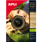Papier fotograficzny APLI Everyday Photo Paper, A4, 200gsm, byszczcy, 50ark